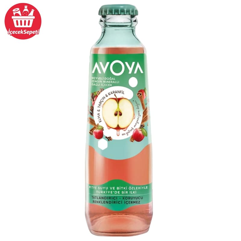 AVOYA MADEN SUYU ELMA TARÇIN KARANFİL 200 ML * 24 ADET