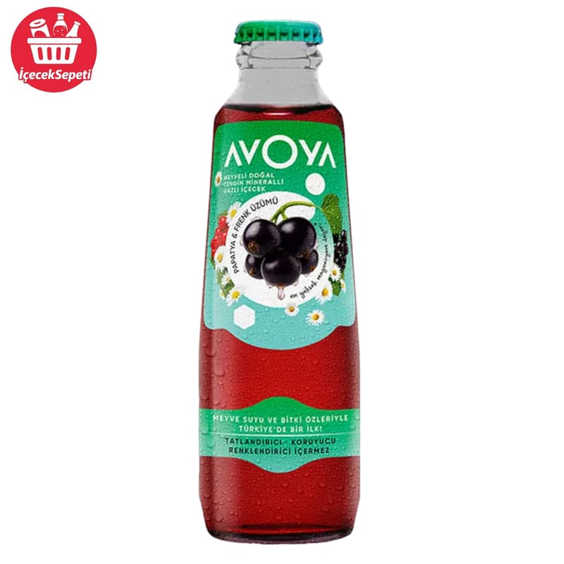 AVOYA MADEN SUYU FRENK ÜZÜMÜ  200 ML * 24 ADET