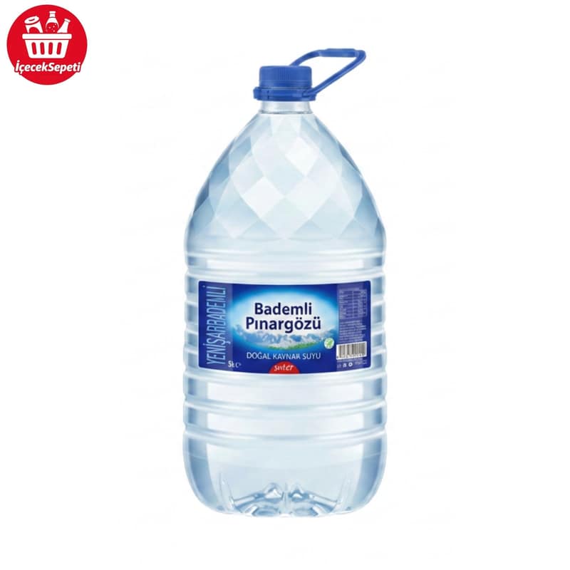 BADEMLİ PINARGÖZÜ DOĞAL KAYNAK SUYU  5 LT  * 4 ADET