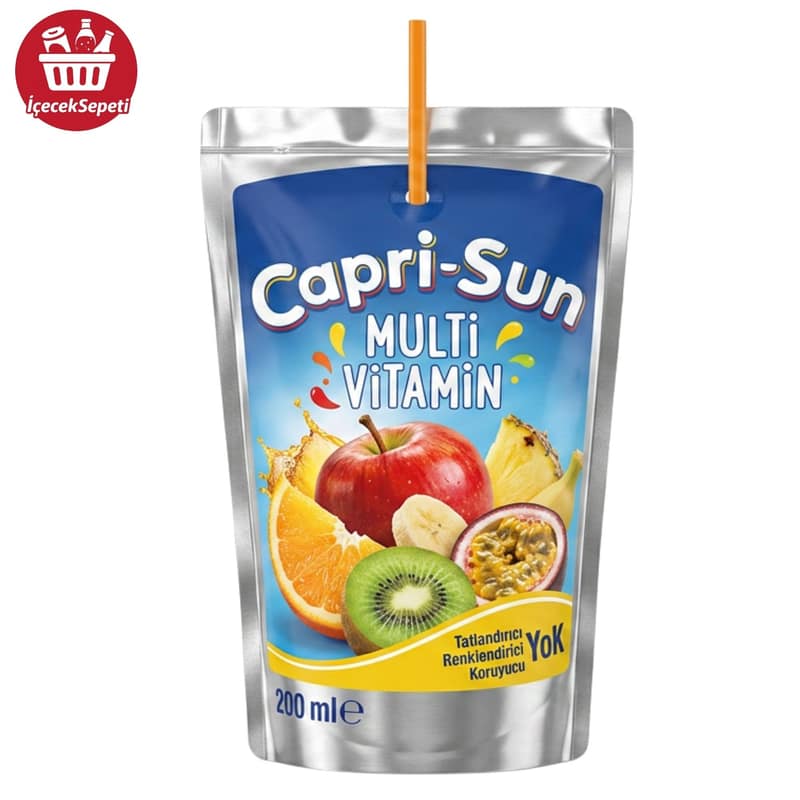 CAPRİSUN MULTİVİTAMİN MEYVE SUYU 200 ML * 20 ADET