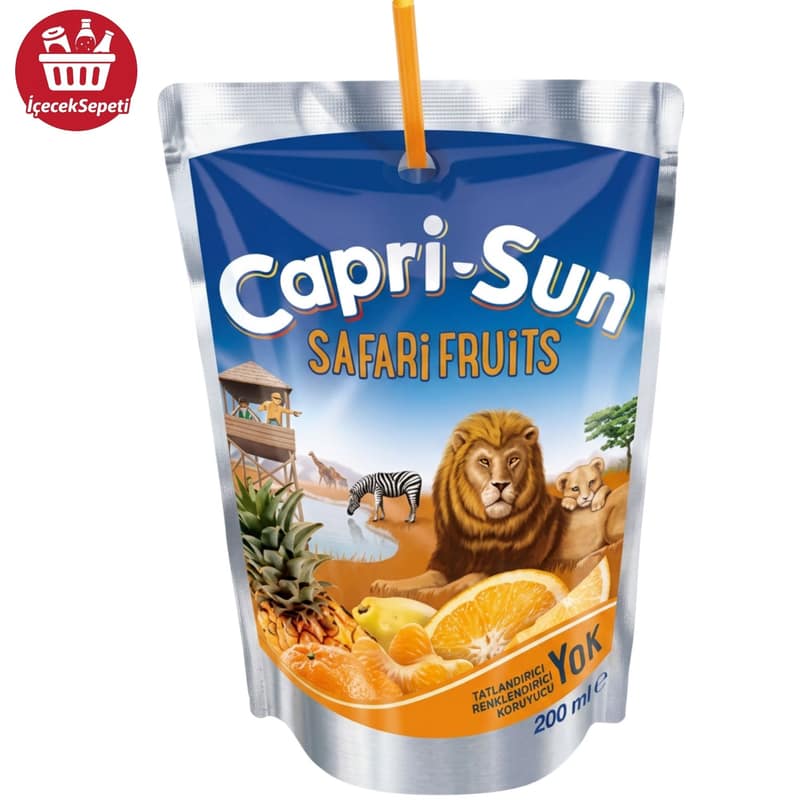 CAPRİSUN SAFARİ MEYVE SUYU 200 ML * 20 ADET