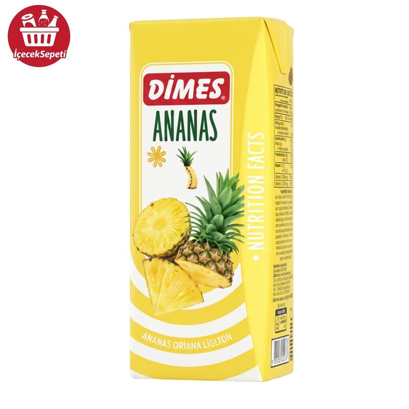 DİMES ANANAS MEYVE SUYU 200 ML * 27 ADET