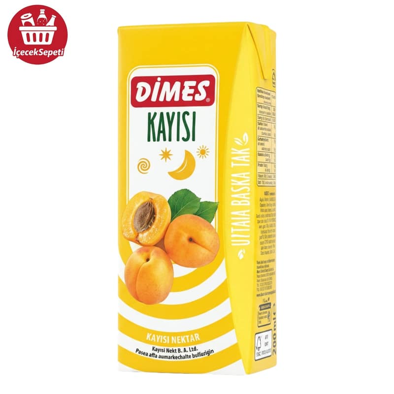DİMES MEYVE SUYU KAYISI 200 ML * 27 ADET