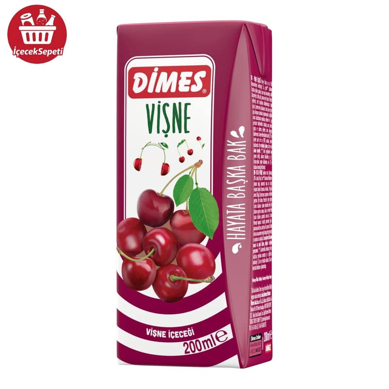 DİMES MEYVE SUYU VİŞNE 200 ML * 27 ADET