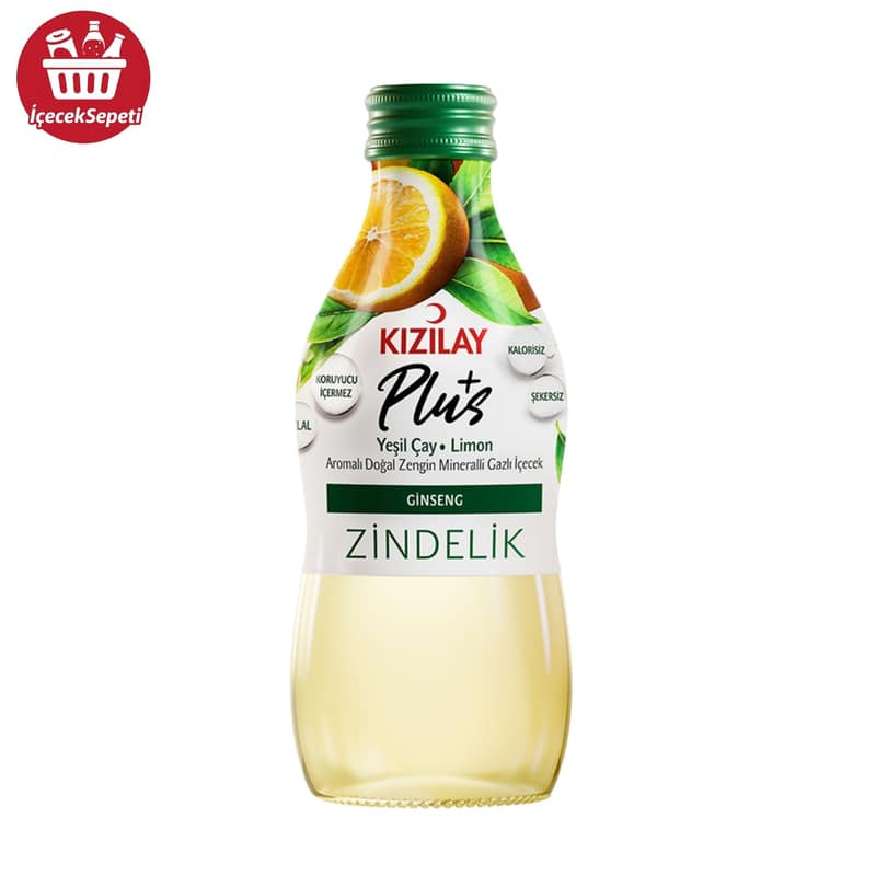 KIZILAY C*PLUS MADEN SUYU YEŞİLÇAY LİMON 200 ML * 24 ADET