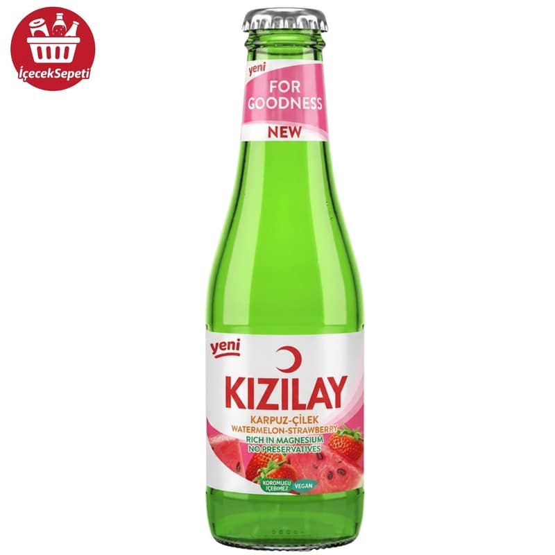 KIZILAY MADEN SUYU KARPUZ ÇİLEK 200 ML * 24 ADET