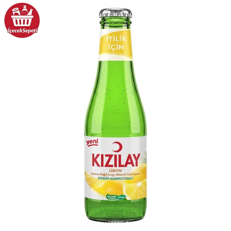 KIZILAY MADEN SUYU LİMON 200 ML * 24 ADET