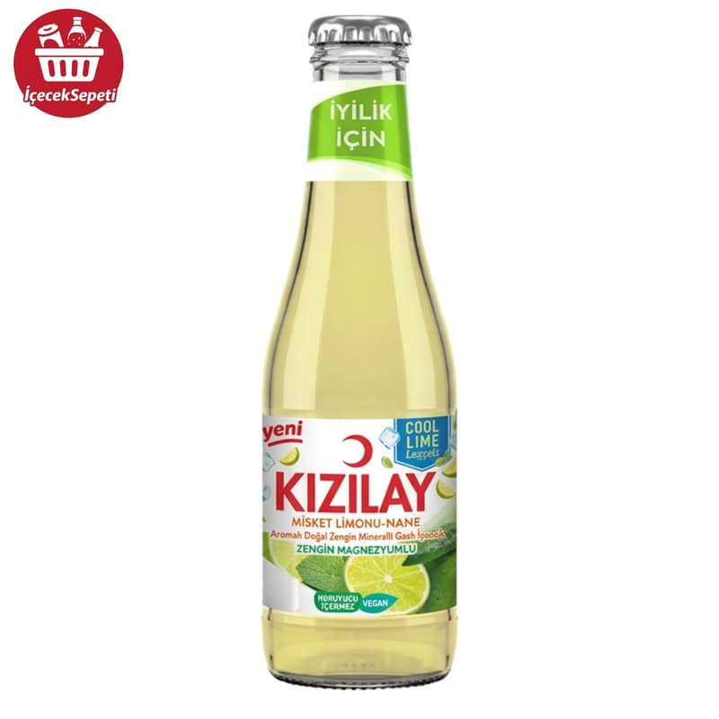 KIZILAY MADEN SUYU MİSKET LİMON 200 ML * 24 ADET
