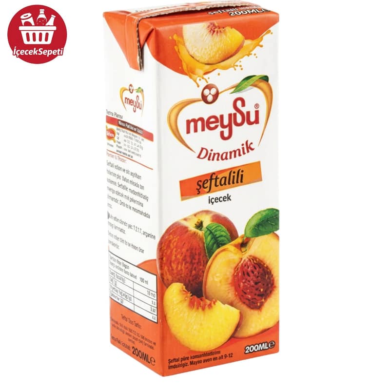 MEYSU MEYVE SUYU ŞEFTALİ 200 ML * 27 ADET