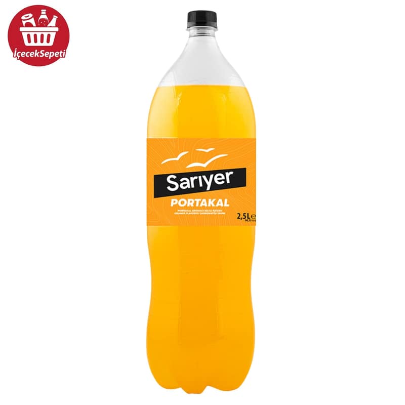 SARIYER PORTAKAL GAZLI İÇECEK 2.5 LT * 6 ADET