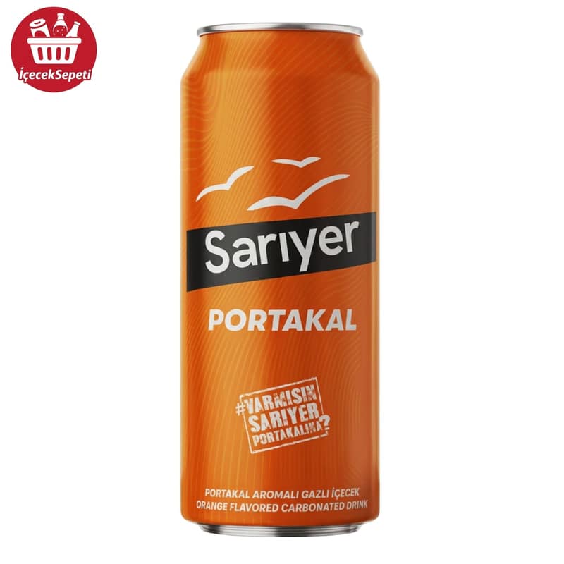 SARIYER PORTAKAL GAZLI İÇECEK 330 ML * 24 ADET