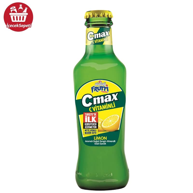 ULUDAĞ FURİTTİ MEYVELİ SODA 200 ML * 24 ADET C-MAX LİMON