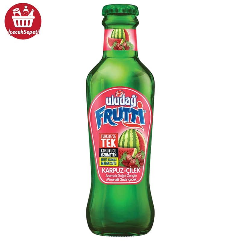 ULUDAĞ FURİTTİ MEYVELİ SODA 200 ML * 24 ADET KARPUZ ÇİLEK